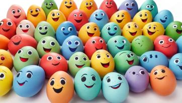 Can You Guess the Colors of These Happy Surprise Eggs?