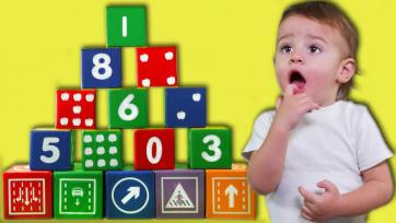 Kids Cooperative Pyramid- Shape and Color Musical Lesson