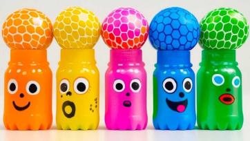 Button Glass Surprise: Discovering Colors & Toys