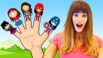 Finger Family Gone Superhero: Dancing with Flash Girl and Friends!