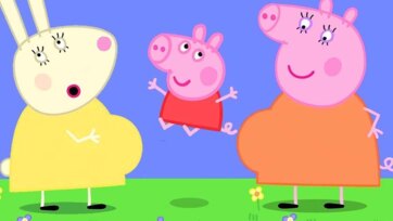 Colorful Surprise Egg Opens to a Smiling Pig Toy - Gentle Kids Play Video
