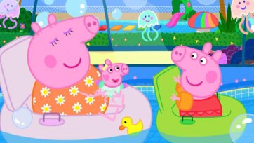 Surprise Egg Playtime Reveals a Happy Pig Toy - Soft and Colorful Kids Video